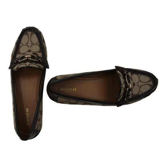 Coach Brown and Black Loafers - Picture 2 of 4